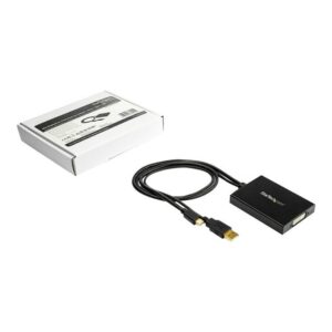 StarTech.com Adaptador Mini DisplayPort a DVI de Enlace Doble - Alimentado por USB - Negro StarTech.com Adaptador Mini DisplayPort a DVI de Enlace Doble - Alimentado por USB - Negro