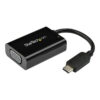 StarTech.com Adaptador USB C a VGA con Entrega de Alimentación - Convertidor de Vídeo de USB tipo C a Monitor VGA de 1080p con Carga - PD de 60W - Compatible con Thunderbolt 3 - Negro StarTech.com Adaptador USB C a VGA con Entrega de Alimentación - Convertidor de Vídeo de USB tipo C a Monitor VGA de 1080p con Carga - PD de 60W - Compatible con Thunderbolt 3 - Negro