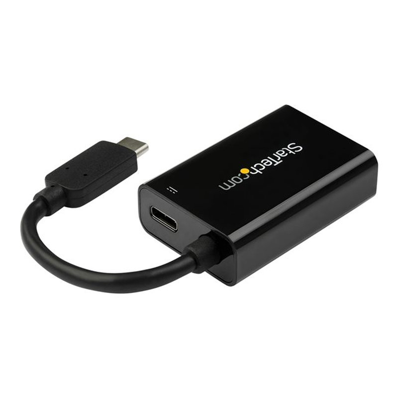 StarTech.com Adaptador USB C a VGA con Entrega de Alimentación - Convertidor de Vídeo de USB tipo C a Monitor VGA de 1080p con Carga - PD de 60W - Compatible con Thunderbolt 3 - Negro StarTech.com Adaptador USB C a VGA con Entrega de Alimentación - Convertidor de Vídeo de USB tipo C a Monitor VGA de 1080p con Carga - PD de 60W - Compatible con Thunderbolt 3 - Negro - Imagen 2