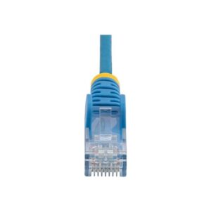 StarTech.com Cable Cat6 de 50cm - Delgado - con Conectores RJ45 sin Enganches - Azul