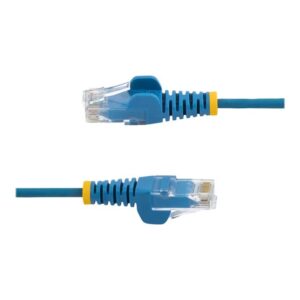 StarTech.com Cable Cat6 de 50cm - Delgado - con Conectores RJ45 sin Enganches - Azul