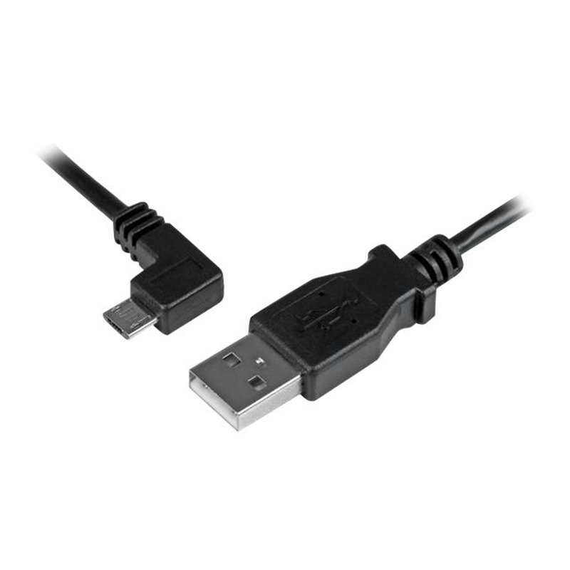 StarTech.com Cable de 0,5m Micro USB Acodado a la Izquierda para Carga y Sincronización de Smartphones o Tablets - Imagen 3