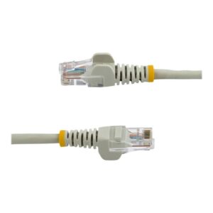 StarTech.com Cable de 3m Gris de Red Fast Ethernet Cat5e RJ45 sin Enganche - Cable Patch Snagless