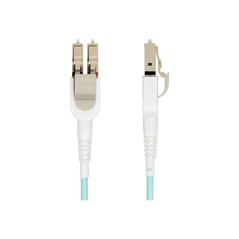 StarTech.com Cable de Fibra Óptica Multimodo Conmutable LC a LC (UPC) OM4 de 5m - 50/125µm - Redes de 100G - Low Insertion Loss - LSZH - Conmutado de Polaridad sin Herramientas StarTech.com Cable de Fibra Óptica Multimodo Conmutable LC a LC (UPC) OM4 de 5m - 50/125µm - Redes de 100G - Low Insertion Loss - LSZH - Conmutado de Polaridad sin Herramientas - Imagen 3