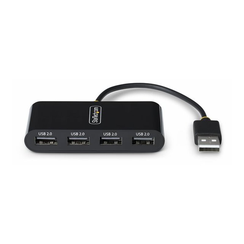 StarTech.com Hub USB 2.0 de 4 Puertos - Ladrón USB Alimentado por el Bus - 480Mbps - Hub Portátil Externo USB - Multiplicador Portátil USB - Protección de Sobrecorriente - Imagen 2