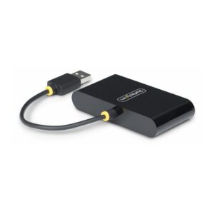StarTech.com Hub USB 2.0 de 4 Puertos - Ladrón USB Alimentado por el Bus - 480Mbps - Hub Portátil Externo USB - Multiplicador Portátil USB - Protección de Sobrecorriente