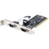 StarTech.com Tarjeta Adaptadora PCI de 2 Puertos Serie RS232 - Tarjeta de Expansión PCI Controladora Serial con 2 Puertos Seriales DB9 - de Tamaño Estándar y de Perfil Bajo - para Windows o Linux