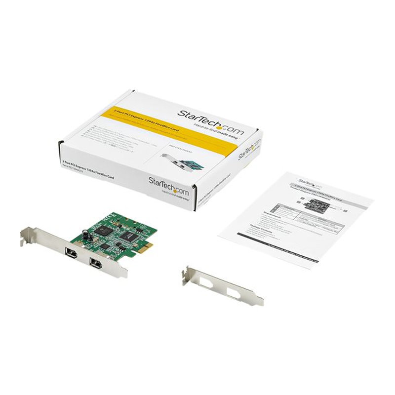 StarTech.com Tarjeta PCI Express FireWire de 2 Puertos - Adaptador PCIe FireWire 1394a StarTech.com Tarjeta PCI Express FireWire de 2 Puertos - Adaptador PCIe FireWire 1394a - Imagen 5