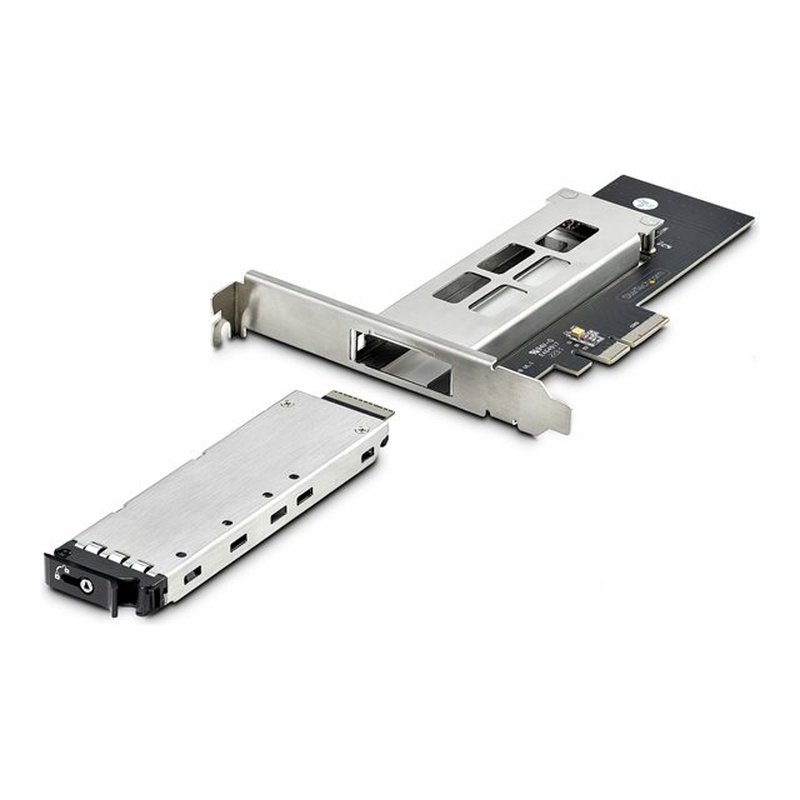 StarTech.com Tarjeta PCIe x4 a SSD NVMe M.2 - Rack Móvil Backplane con Bandeja Removible Hot Swap Intercambiable en Caliente - Bahía de Unidad PCIe 4.0/3.0 - con Llave StarTech.com Tarjeta PCIe x4 a SSD NVMe M.2 - Rack Móvil Backplane con Bandeja Removible Hot Swap Intercambiable en Caliente - Bahía de Unidad PCIe 4.0/3.0 - con Llave - Imagen 3