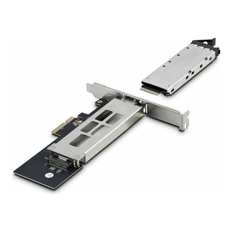StarTech.com Tarjeta PCIe x4 a SSD NVMe M.2 - Rack Móvil Backplane con Bandeja Removible Hot Swap Intercambiable en Caliente - Bahía de Unidad PCIe 4.0/3.0 - con Llave StarTech.com Tarjeta PCIe x4 a SSD NVMe M.2 - Rack Móvil Backplane con Bandeja Removible Hot Swap Intercambiable en Caliente - Bahía de Unidad PCIe 4.0/3.0 - con Llave - Imagen 4