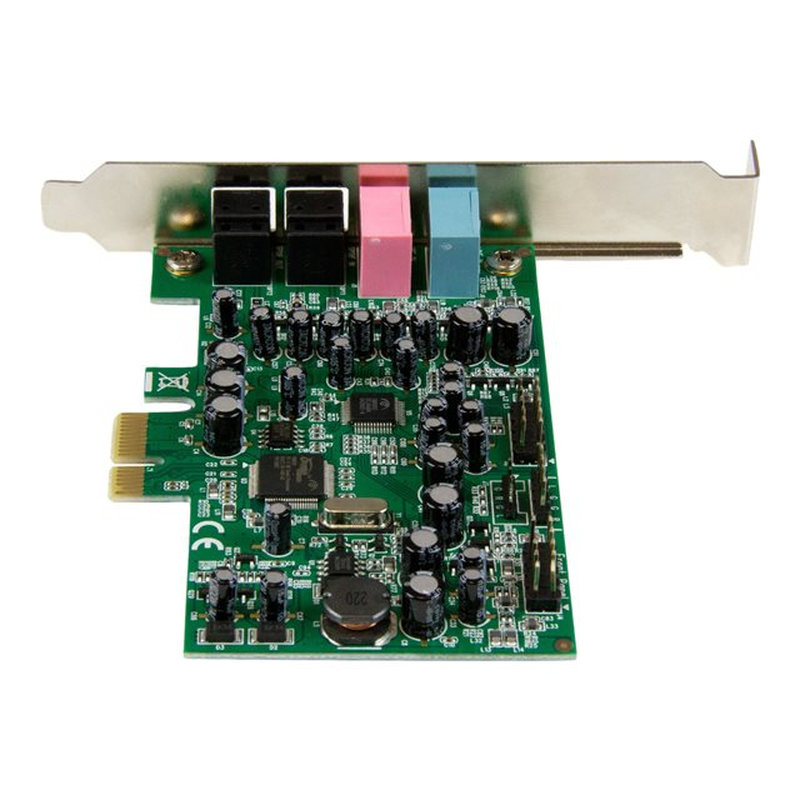 StarTech.com Tarjeta de sonido PCI Express con sonido envolvente de 7.1 canales 24bit 192 kHz - Imagen 6