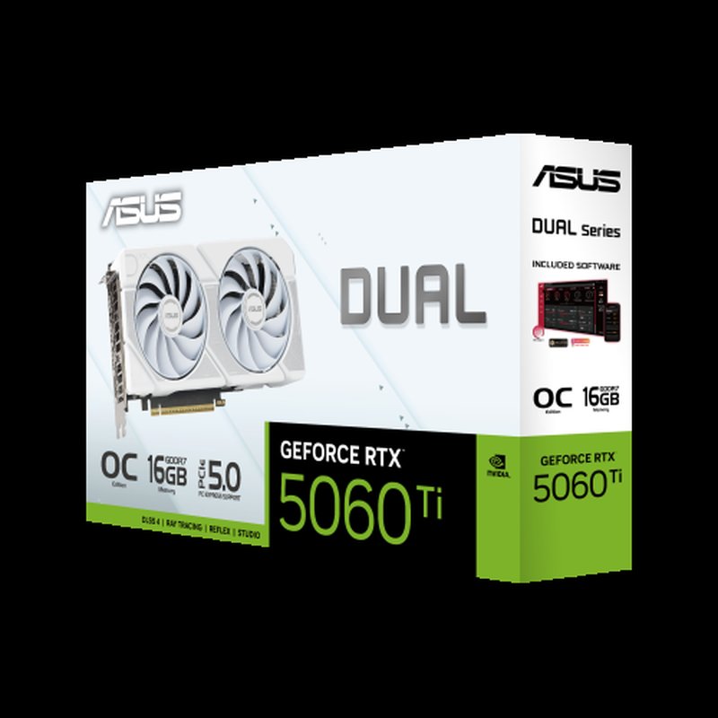 ASUS Dual -RTX5060TI-O16G-WHITE NVIDIA GeForce RTX 5060 Ti 16 GB GDDR7 - Imagen 13