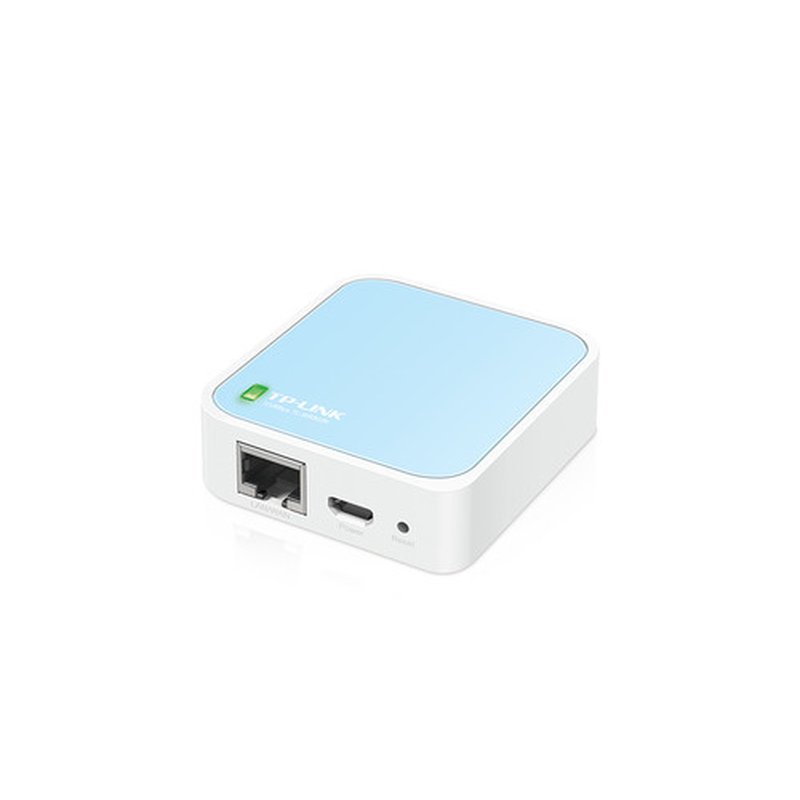 TP-Link 300Mbps Wireless N Nano Router router inalámbrico Ethernet rápido Banda única (2,4 GHz) 4G Azul, Blanco - Imagen 2