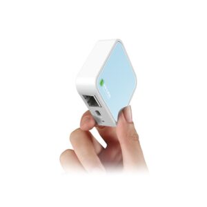 TP-Link 300Mbps Wireless N Nano Router router inalámbrico Ethernet rápido Banda única (2,4 GHz) 4G Azul, Blanco