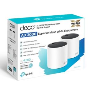 TP-Link AX3000 Doble banda (2,4 GHz / 5 GHz) Wi-Fi 6 (802.11ax) Blanco 3 Interno