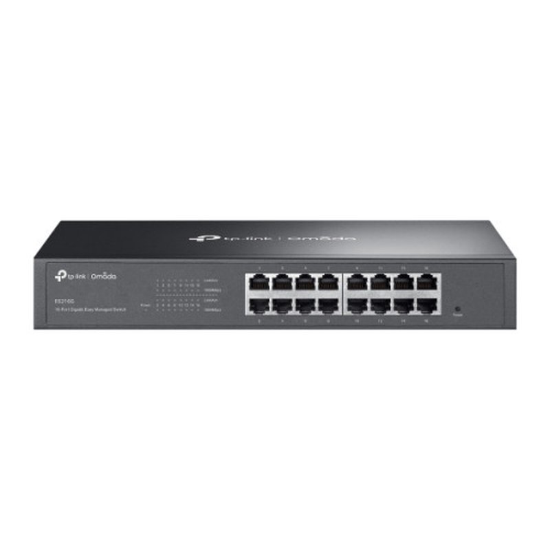 TP-Link ES216G switch Gestionado Gigabit Ethernet (10/100/1000) Negro TP-Link ES216G switch Gestionado Gigabit Ethernet (10/100/1000) Negro