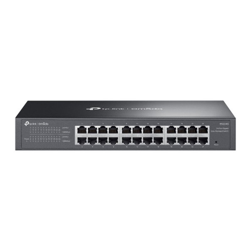 TP-Link Omada ES224G switch Gestionado L2 Gigabit Ethernet (10/100/1000) Negro TP-Link Omada ES224G switch Gestionado L2 Gigabit Ethernet (10/100/1000) Negro