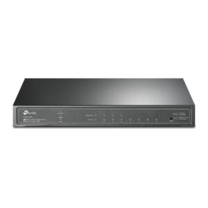 TP-Link TL-SG2008P switch Gestionado L2/L2+ Gigabit Ethernet (10/100/1000) Energía sobre Ethernet (PoE) Negro