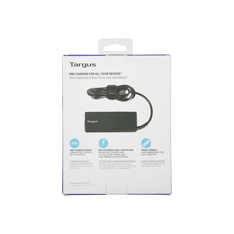 Targus APA108EU adaptador e inversor de corriente Interior 100 W Negro - Imagen 11