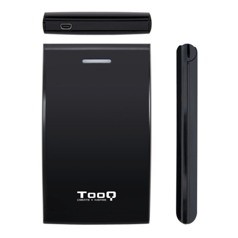 TooQ CAJA HDD 2,5" SATA A USB 2.0/USB 3.0 NEGRA - Imagen 4
