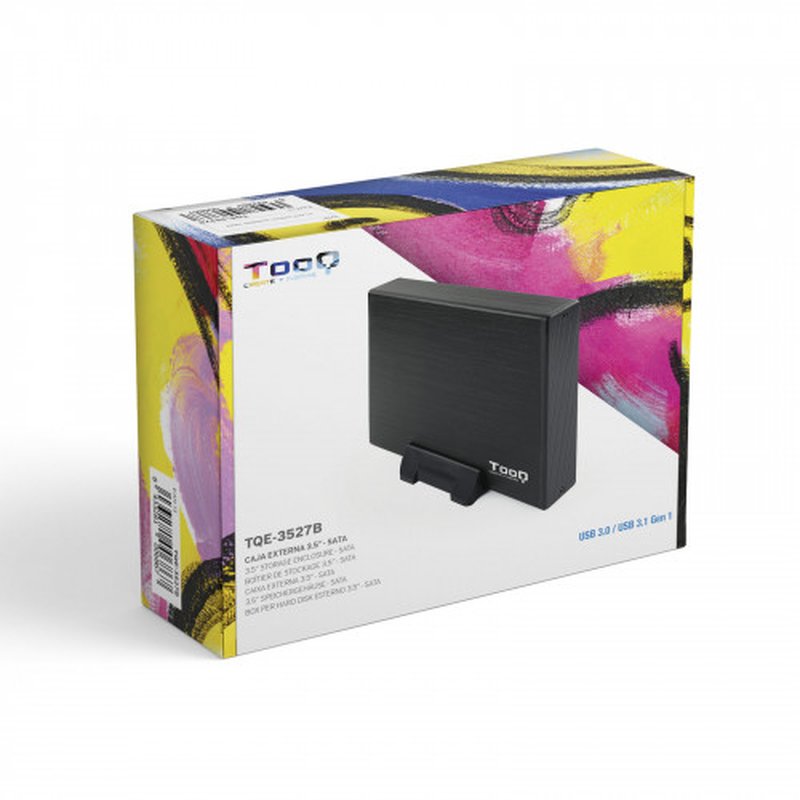 TooQ CAJA HDD 3,5" SATA A USB 2.0/3.0 NEGRA TooQ CAJA HDD 3,5" SATA A USB 2.0/3.0 NEGRA - Imagen 6
