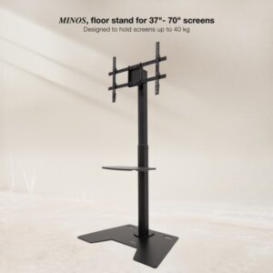 SOPORTE SUELO TOOQ "MINOS" 37-70" ROTACION 90Â°