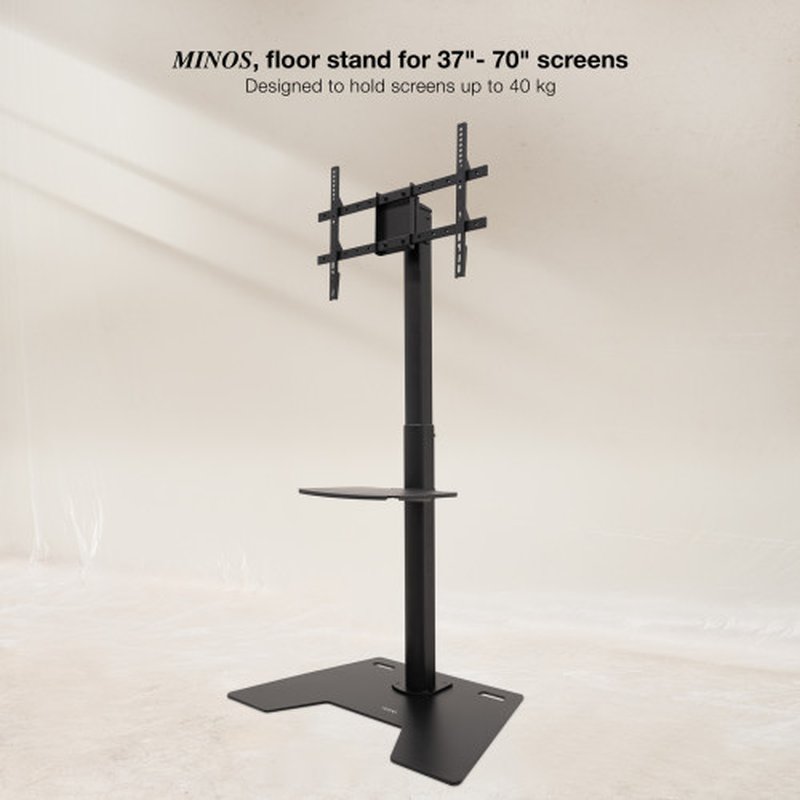 SOPORTE SUELO TOOQ "MINOS" 37-70" ROTACION 90Â° - Imagen 2