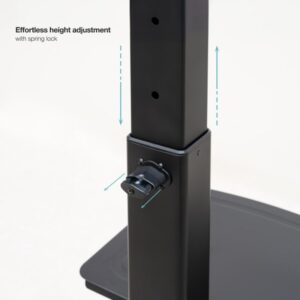 SOPORTE SUELO TOOQ "MINOS" 37-70" ROTACION 90Â°