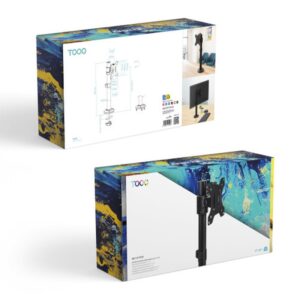 TooQ Soporte de Mesa para Pantallas 17"-32", Color Negro