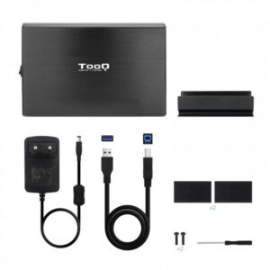 TooQ TQE-3531B caja para disco duro externo Caja de disco duro (HDD) Negro 3.5"