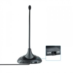 TooQ TQMM-213 micrófono Negro Micrófono para ordenador portátil