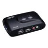 Tripp Lite B004-VUA2-K-R KVM Compacto de 2 Puertos USB con Audio y Cables