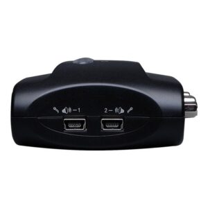 Tripp Lite B004-VUA2-K-R KVM Compacto de 2 Puertos USB con Audio y Cables