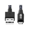 Tripp Lite M100-003-HD Cable de Sincronización y Carga USB A a Lightning para Servicio Pesado, Certificado MFi - M/M, USB 2.0, 0.91 m [3 pies]