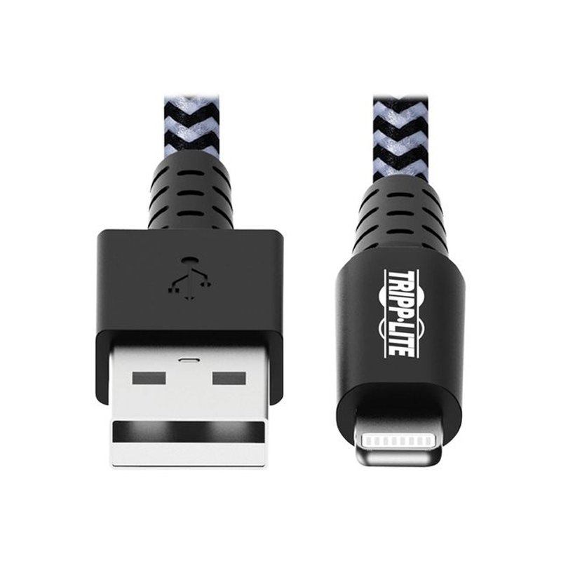 Tripp Lite M100-003-HD Cable de Sincronización y Carga USB A a Lightning para Servicio Pesado, Certificado MFi - M/M, USB 2.0, 0.91 m [3 pies]