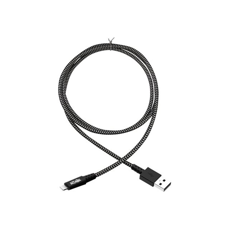 Tripp Lite M100-003-HD Cable de Sincronización y Carga USB A a Lightning para Servicio Pesado, Certificado MFi - M/M, USB 2.0, 0.91 m [3 pies] - Imagen 3