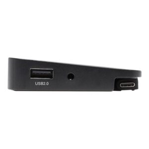 Tripp Lite U442-DOCK7D-B Estación de Conexión USB C, Pantalla Triple - 4K HDMI y DP, VGA, USB 3.2 Gen 1, Hub USB A y USB C, GbE, Carga PD de 100W, Negro