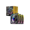 VENTILADOR CPU ANTEC ORBIT ARGB 3X VENT REVERSE 120MM RGB NEGRO