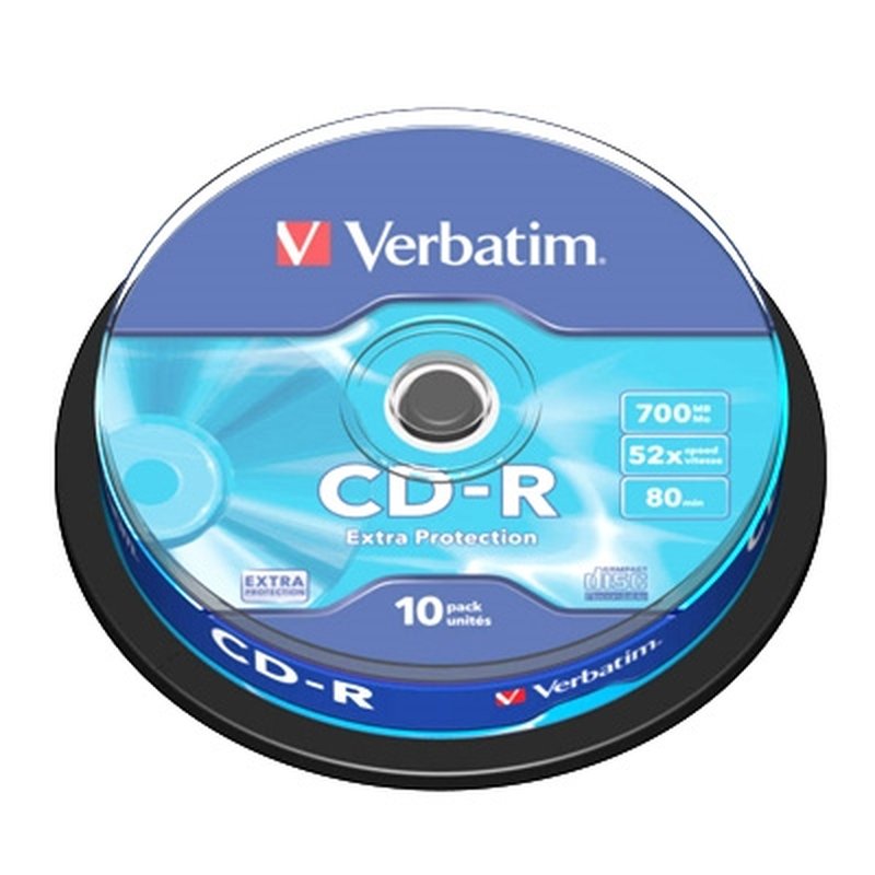 Verbatim CD-R Extra Protection 700 MB 10 pieza(s) Verbatim CD-R Extra Protection 700 MB 10 pieza(s)