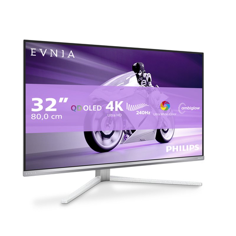 Philips Evnia 8000 32M2N8900/00 pantalla para PC 80 cm (31.5") 3840 x 2160 Pixeles 4K Ultra HD QD-OLED Blanco Philips Evnia 8000 32M2N8900/00 pantalla para PC 80 cm (31.5") 3840 x 2160 Pixeles 4K Ultra HD QD-OLED Blanco - Imagen 6