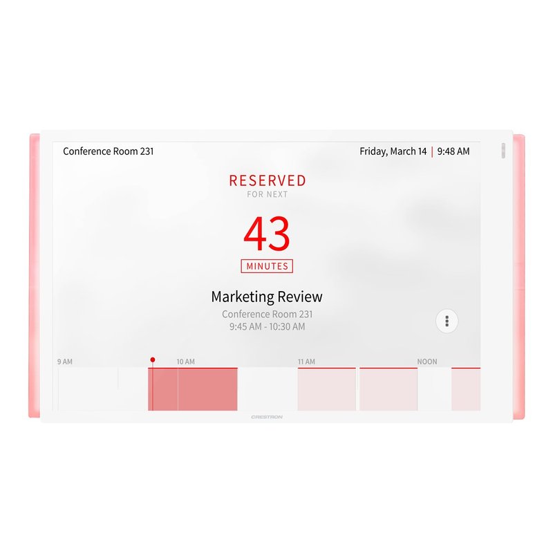 10.1" Room Scheduling TouchScreen LB WH 10.1" Room Scheduling TouchScreen LB WH