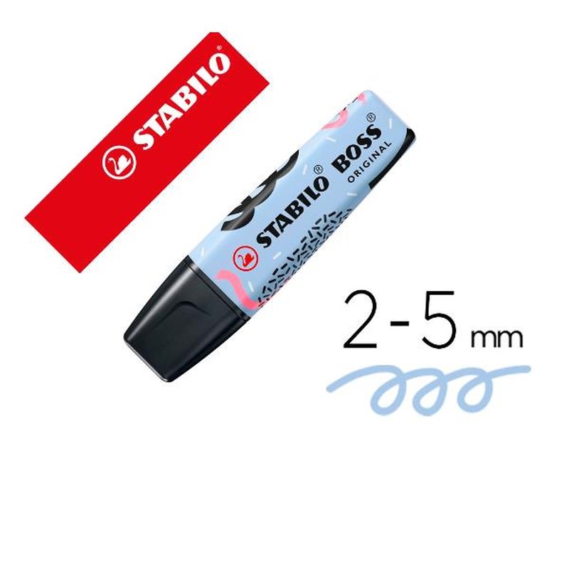STABILO BOSS ORIGINAL marcador 1 pieza(s) Punta de cincel Azul | PACK 10 UNIDADES STABILO BOSS ORIGINAL marcador 1 pieza(s) Punta de cincel Azul | PACK 10 UNIDADES