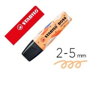 STABILO BOSS ORIGINAL marcador 1 pieza(s) Punta de cincel Naranja | PACK 10 UNIDADES