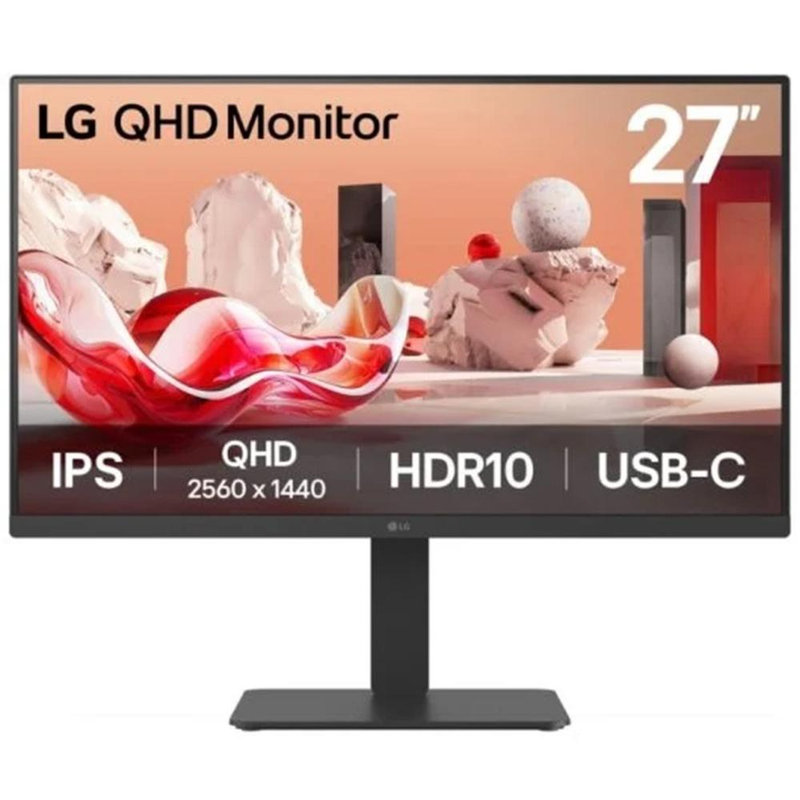 LG 27BA65QB pantalla para PC 68,6 cm (27") 2560 x 1440 Pixeles Wide Quad HD LED Negro LG 27BA65QB pantalla para PC 68,6 cm (27") 2560 x 1440 Pixeles Wide Quad HD LED Negro