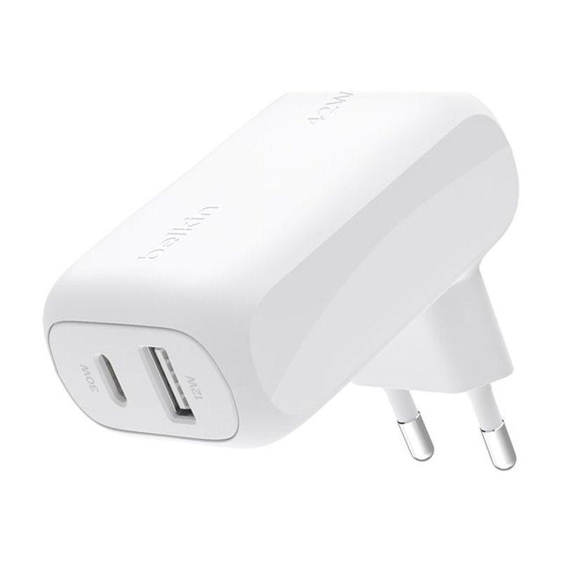 42w-30w USB-C+12w Dual Wall Char W 42w-30w USB-C+12w Dual Wall Char W