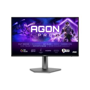 AOC AGON PRO AG326UD pantalla para PC 80 cm (31.5") 3840 x 2160 Pixeles 4K Ultra HD QD-OLED Negro