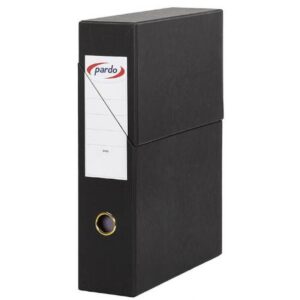 ARCHIVADOR CON TAPA PARDO CARTON
