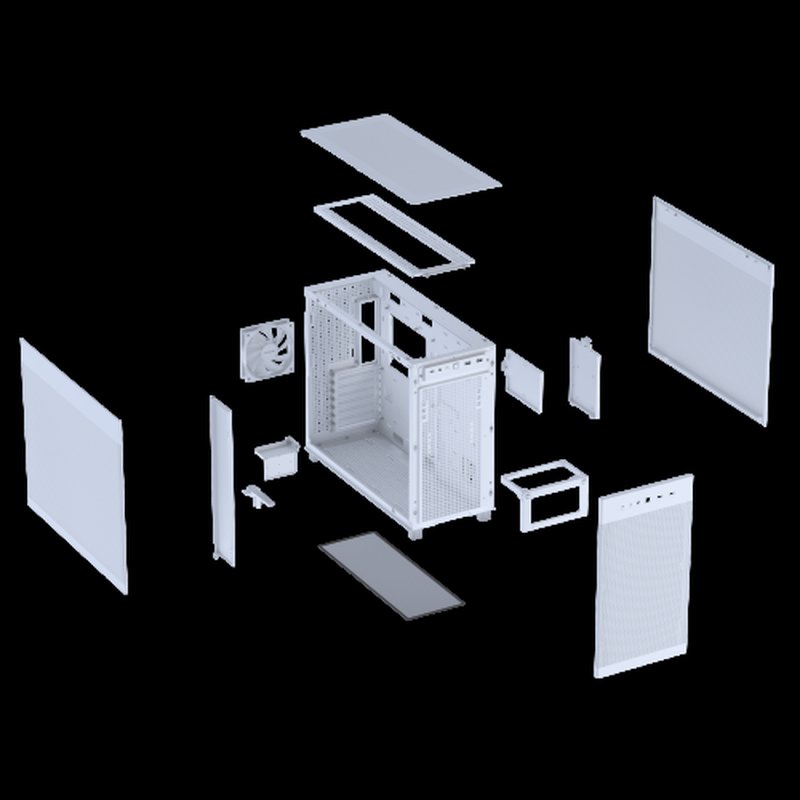 ASUS PRIME AP303 Mesh Midi Tower Blanco ASUS PRIME AP303 Mesh Midi Tower Blanco - Imagen 14