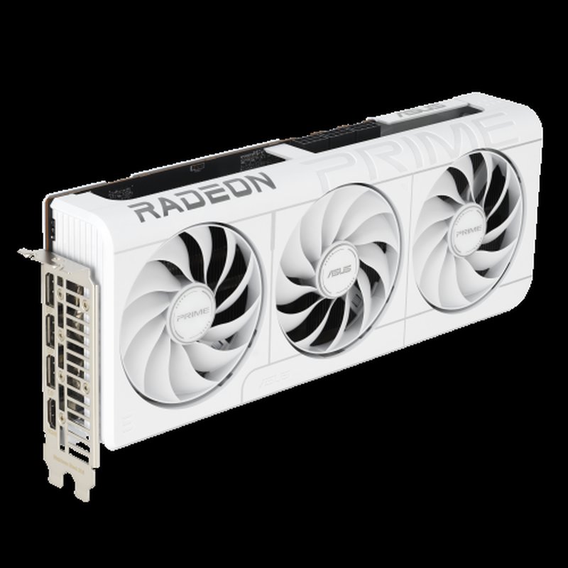 ASUS Prime -RX9070XT-O16G-WHITE AMD Radeon RX 9070 XT 16 GB GDDR6 - Imagen 2