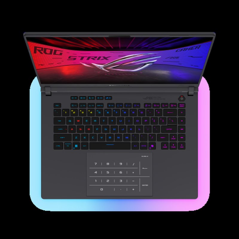 ASUS ROG Strix G16 G615JPR-S5003 - Ordenador Portátil Gaming de 16" WQXGA 240Hz (Intel Core i7-14650HX, 32GB RAM, 1TB SSD, NVIDIA RTX 5070 8GB, Sin Sistema Operativo) Gris Eclipse - Teclado QWERTY español - Imagen 3